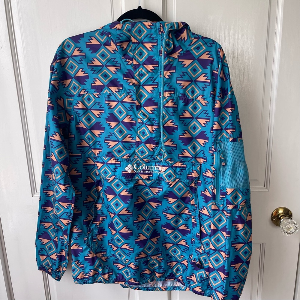 Columbia Sportswear Aztec Print Windbreaker